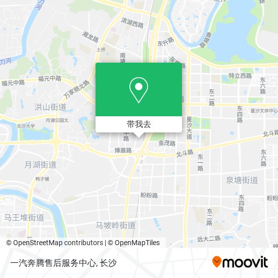 一汽奔腾售后服务中心地图