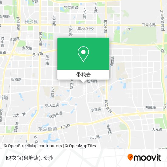 鸥衣尚(泉塘店)地图