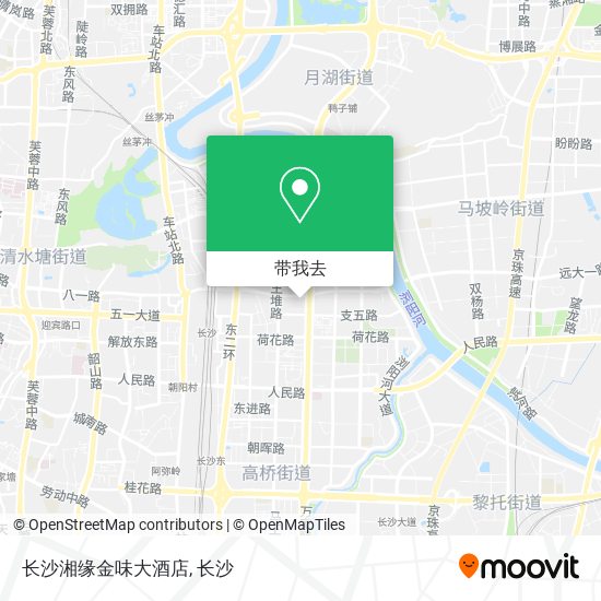 长沙湘缘金味大酒店地图
