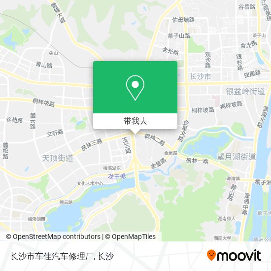 长沙市车佳汽车修理厂地图