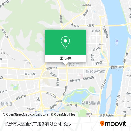 长沙市大运通汽车服务有限公司地图