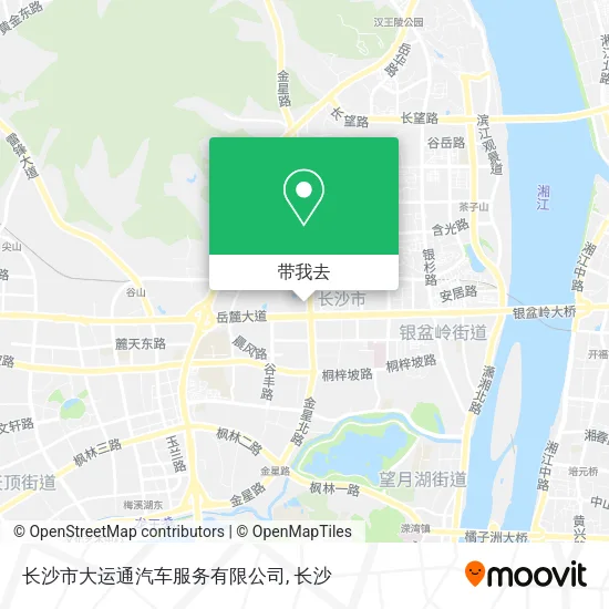 长沙市大运通汽车服务有限公司地图