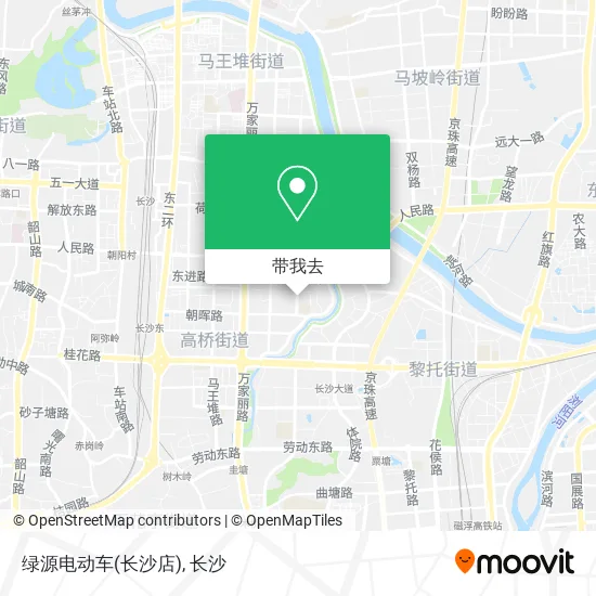 绿源电动车(长沙店)地图