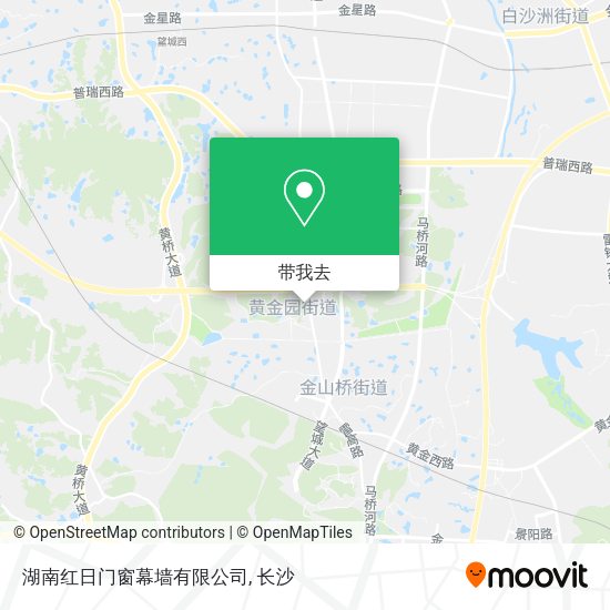 湖南红日门窗幕墙有限公司地图