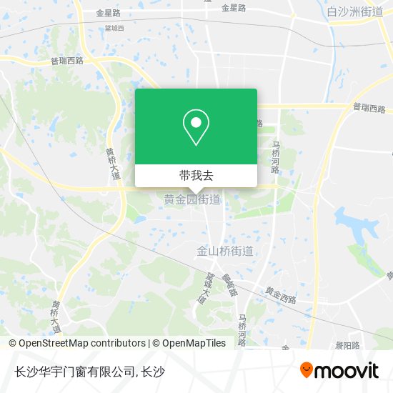 长沙华宇门窗有限公司地图