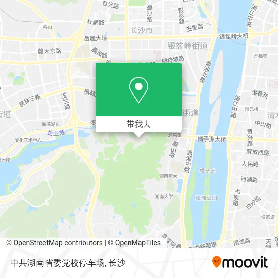 中共湖南省委党校停车场地图