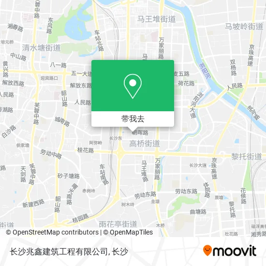 长沙兆鑫建筑工程有限公司地图