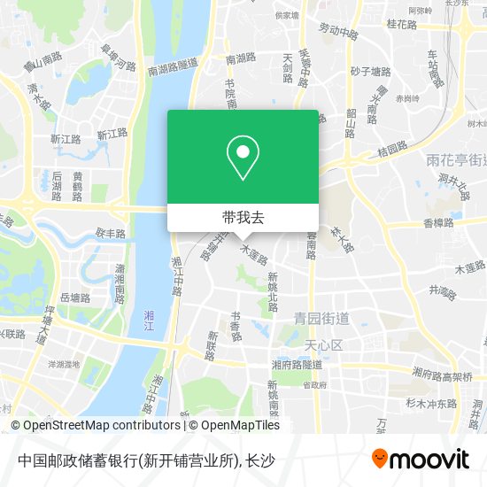 中国邮政储蓄银行(新开铺营业所)地图