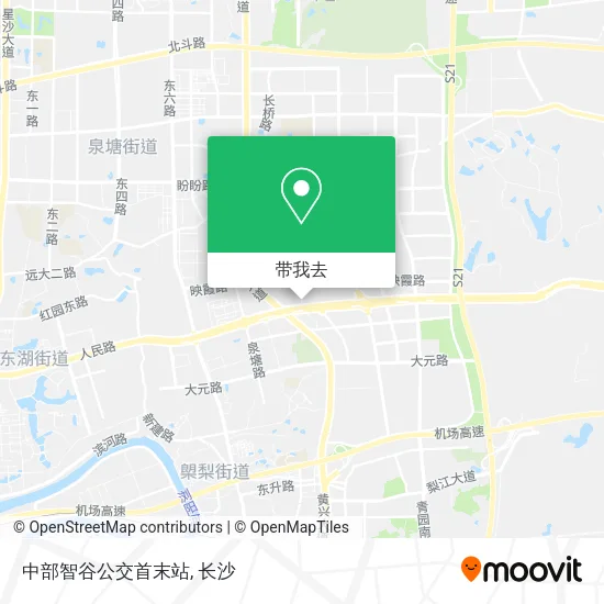 中部智谷公交首末站地图