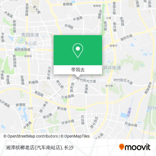 湘潭槟榔老店(汽车南站店)地图