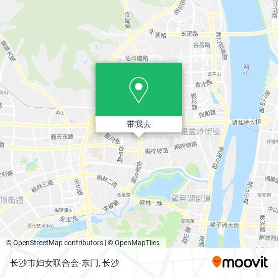 长沙市妇女联合会-东门地图