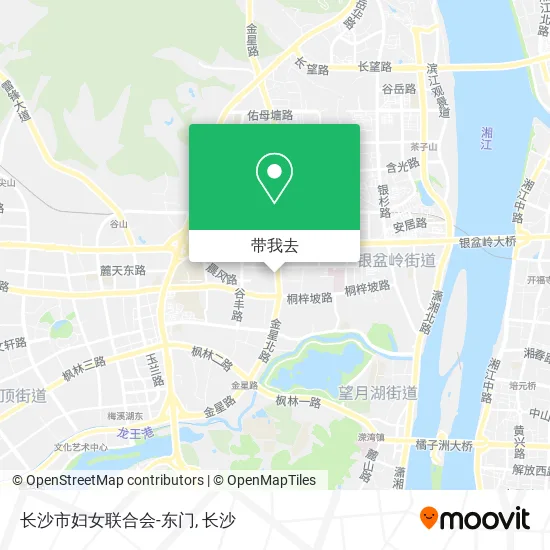 长沙市妇女联合会-东门地图