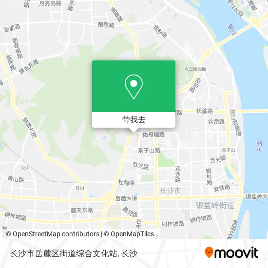 长沙市岳麓区街道综合文化站地图