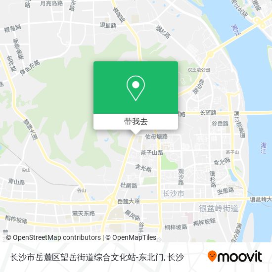 长沙市岳麓区望岳街道综合文化站-东北门地图