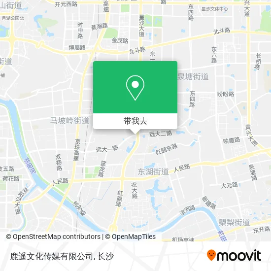 鹿遥文化传媒有限公司地图