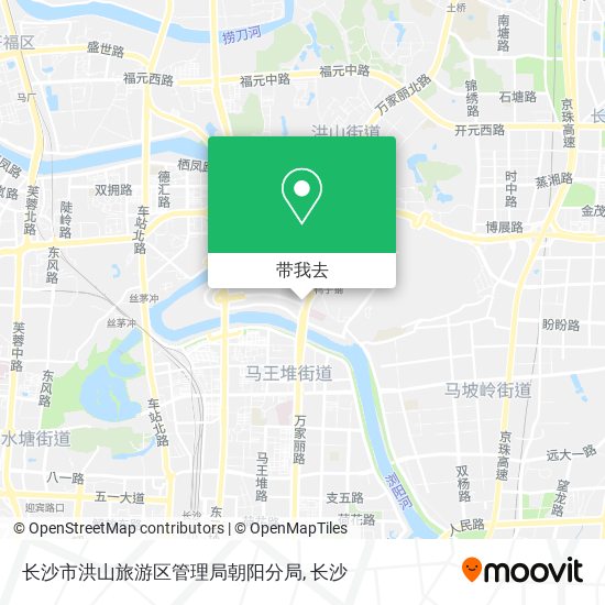 长沙市洪山旅游区管理局朝阳分局地图
