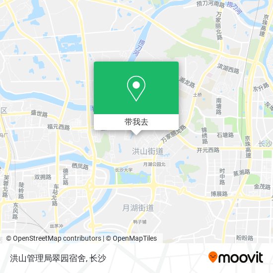 洪山管理局翠园宿舍地图