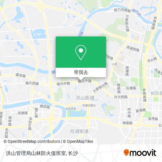 洪山管理局山林防火值班室地图