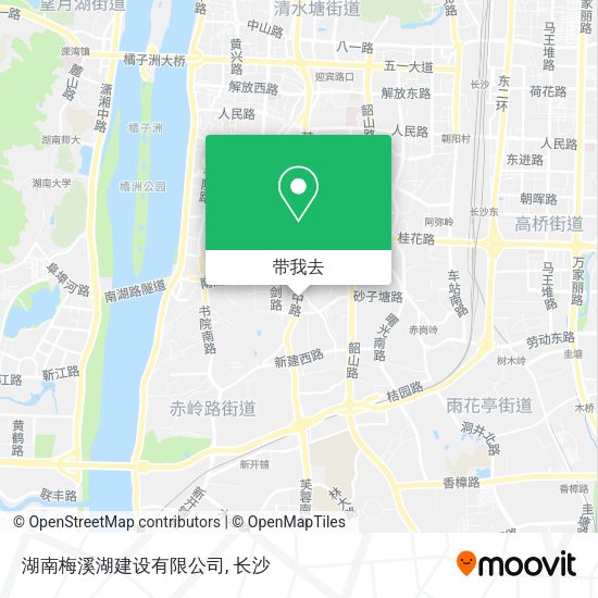 湖南梅溪湖建设有限公司地图