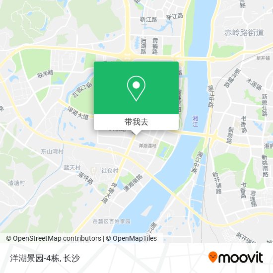 洋湖景园-4栋地图