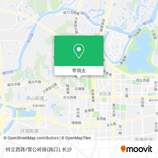 特立西路/雷公岭路(路口)地图