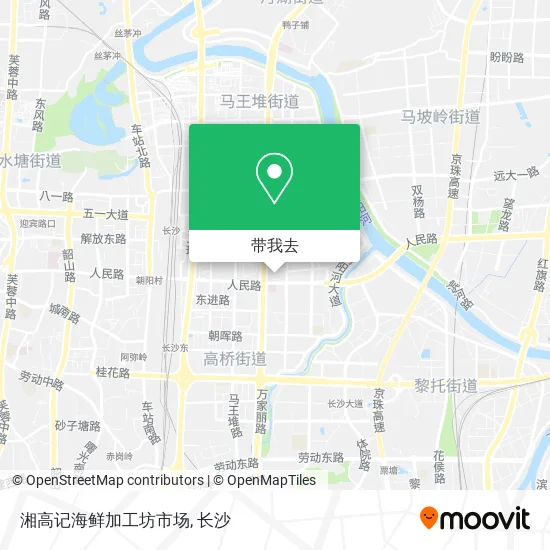湘高记海鲜加工坊市场地图