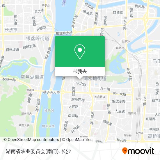湖南省农业委员会(南门)地图