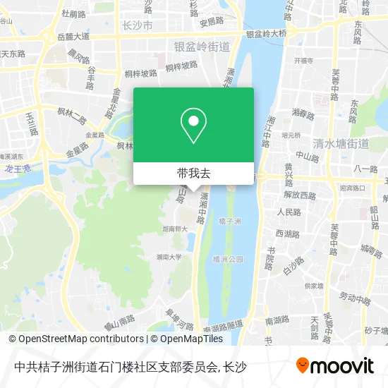 中共桔子洲街道石门楼社区支部委员会地图