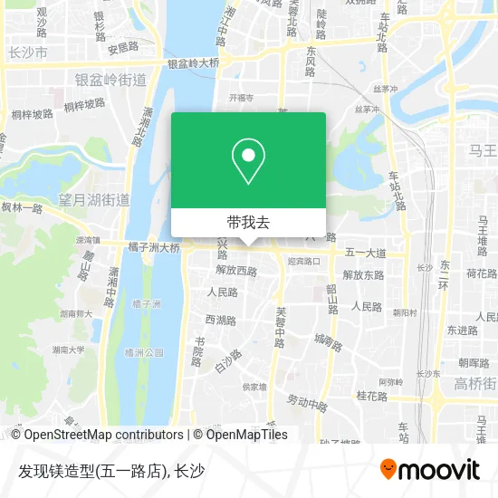 发现镁造型(五一路店)地图