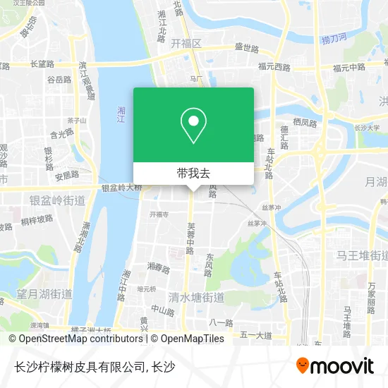 长沙柠檬树皮具有限公司地图