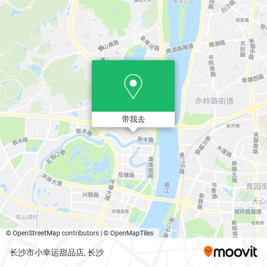 长沙市小幸运甜品店地图