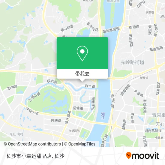 长沙市小幸运甜品店地图