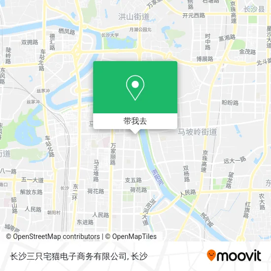 长沙三只宅猫电子商务有限公司地图