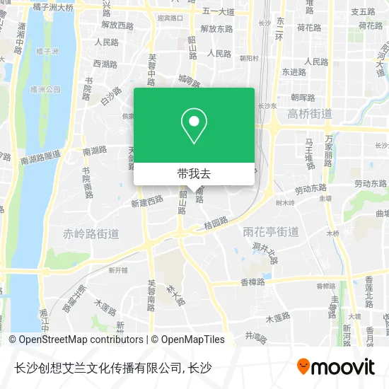 长沙创想艾兰文化传播有限公司地图