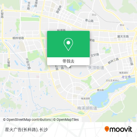 星火广告(长科路)地图