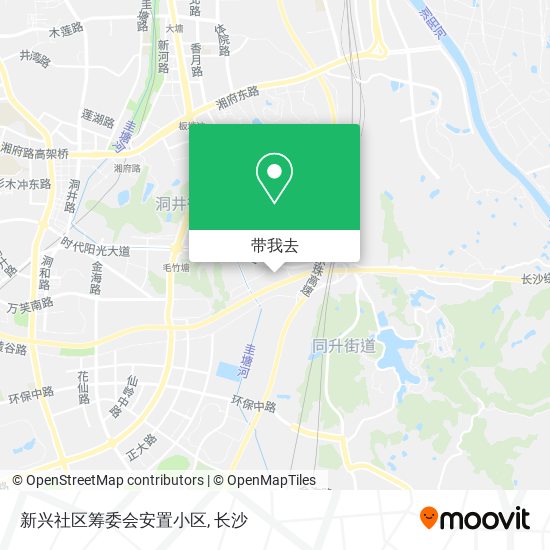 新兴社区筹委会安置小区地图