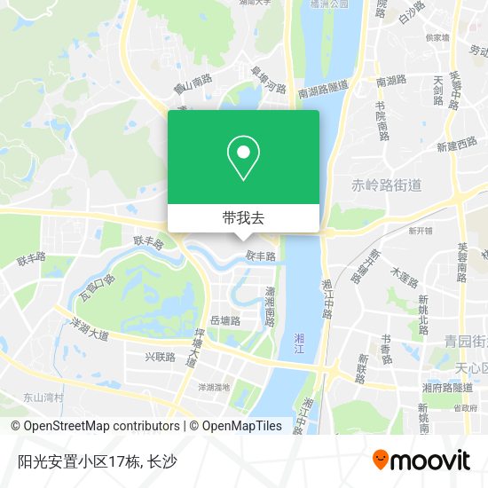 阳光安置小区17栋地图