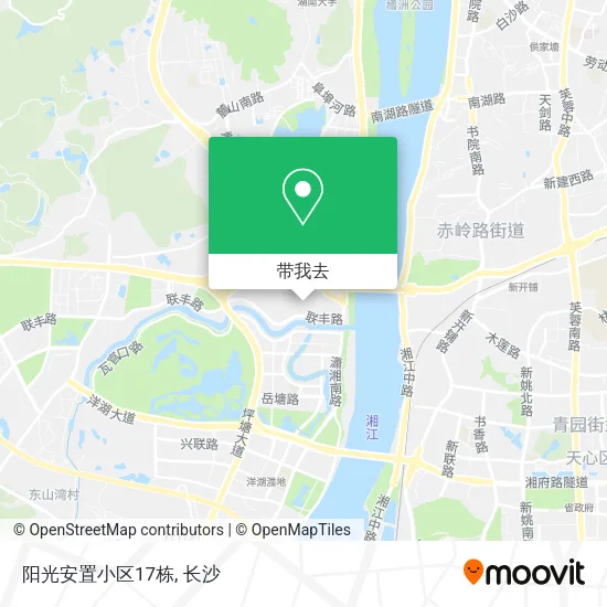阳光安置小区17栋地图