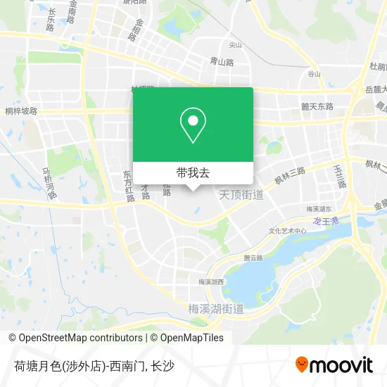 荷塘月色(涉外店)-西南门地图