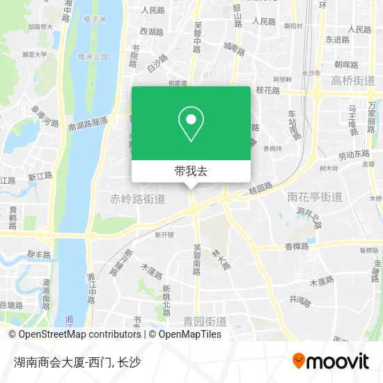 湖南商会大厦-西门地图
