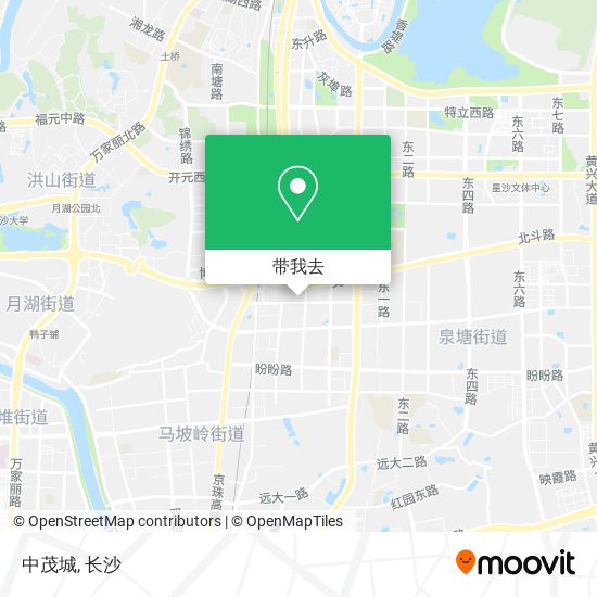 中茂城地图