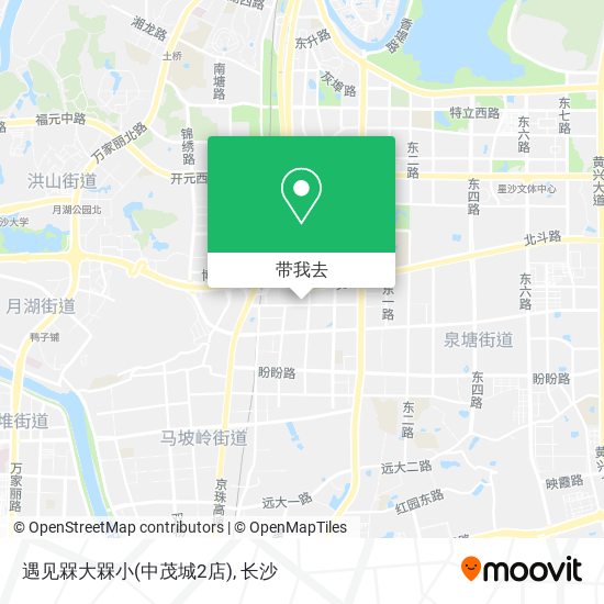 遇见槑大槑小(中茂城2店)地图