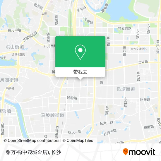 张万福(中茂城金店)地图