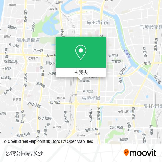 沙湾公园站地图
