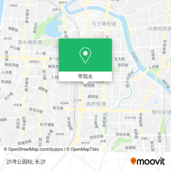 沙湾公园站地图