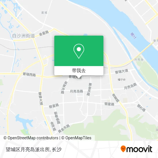 望城区月亮岛派出所地图