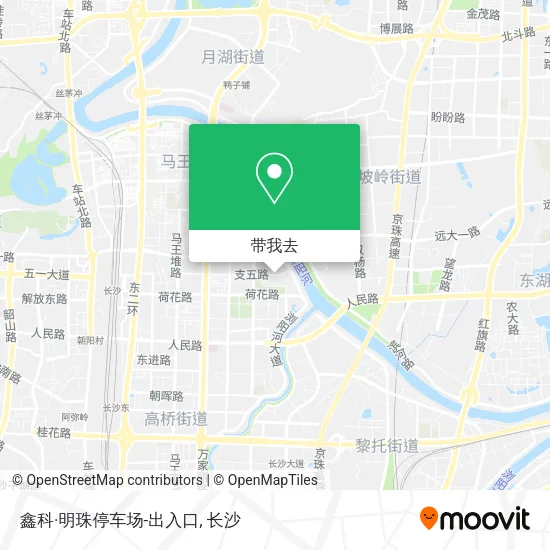 鑫科·明珠停车场-出入口地图