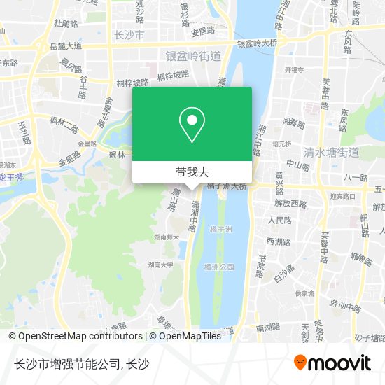 长沙市增强节能公司地图