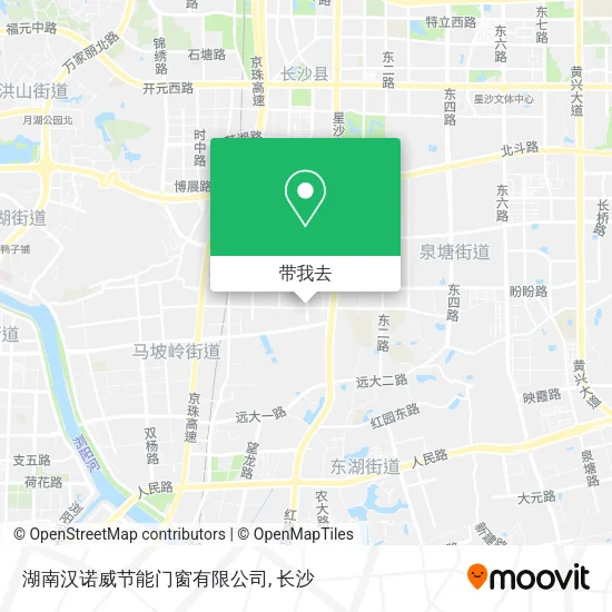 湖南汉诺威节能门窗有限公司地图