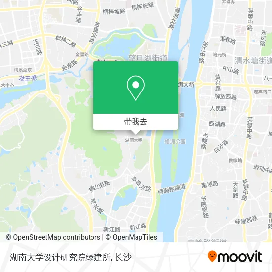 湖南大学设计研究院绿建所地图